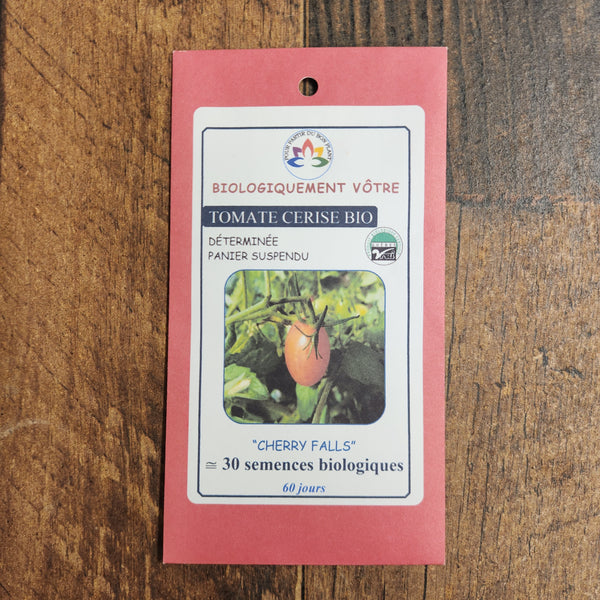 Organic red cherry tomato 'Cherry Falls'