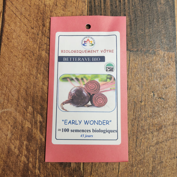 Organic 'Early Wonder' Beetroot