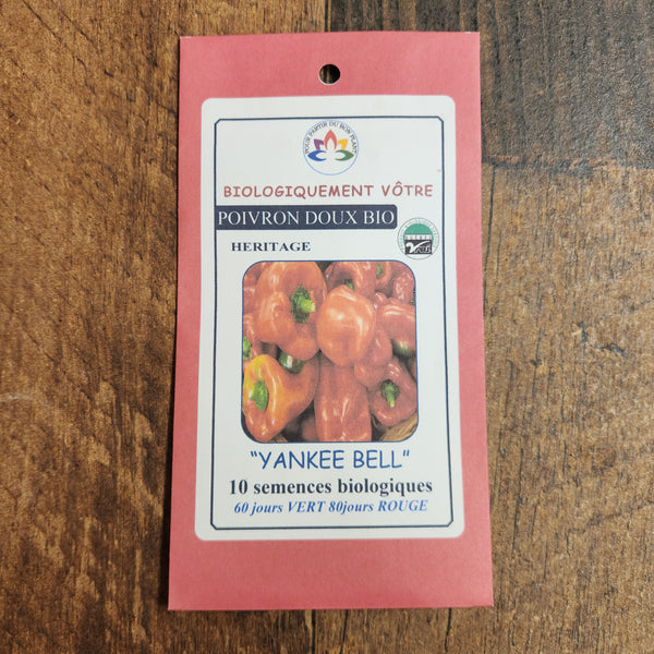 Organic 'Yankee Bell' Red Pepper