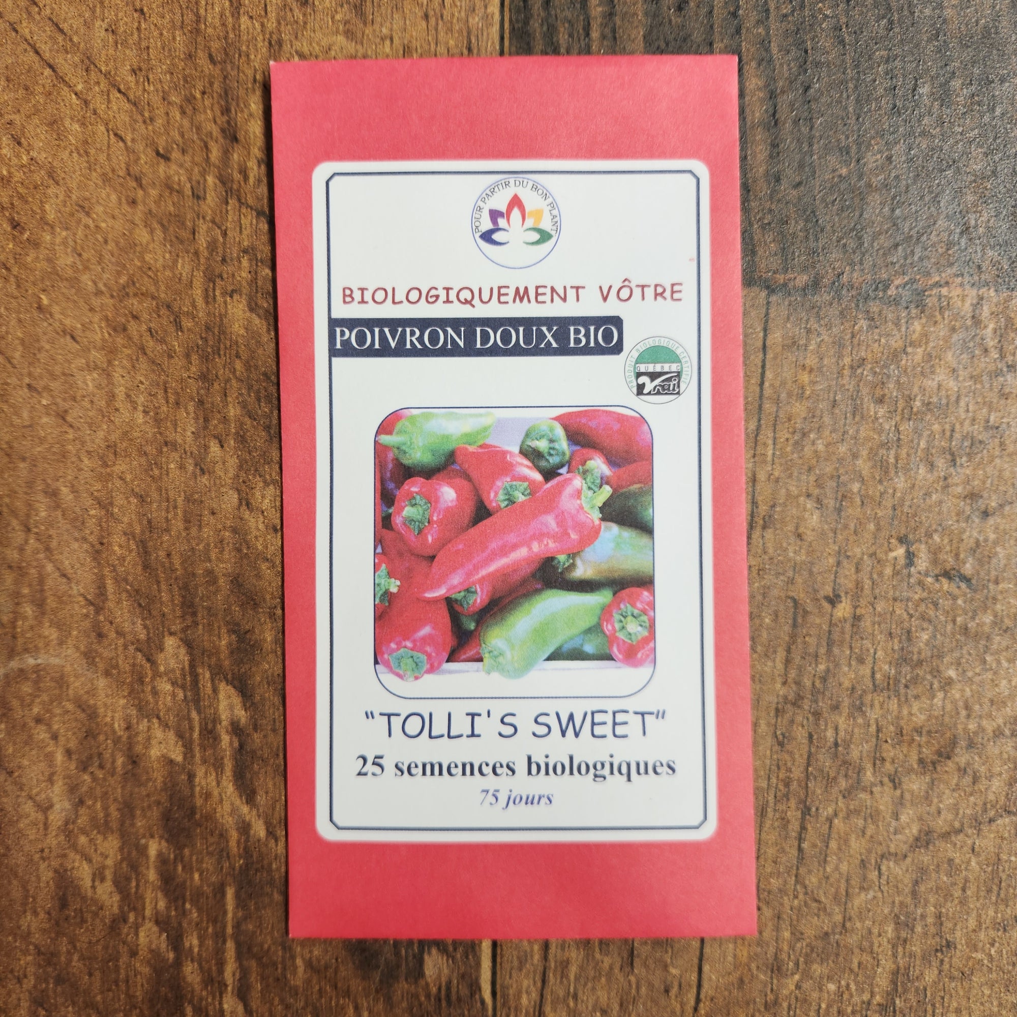 Poivron rouge italien 'Tolli's Sweet' bio