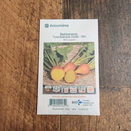 Organic 'Touchstone Gold' Yellow Beetroot