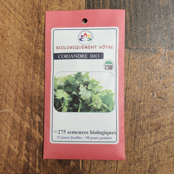 Organic coriander