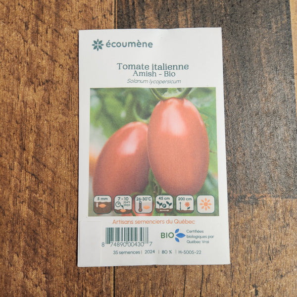 Tomate Italienne ‘Amish’ bio