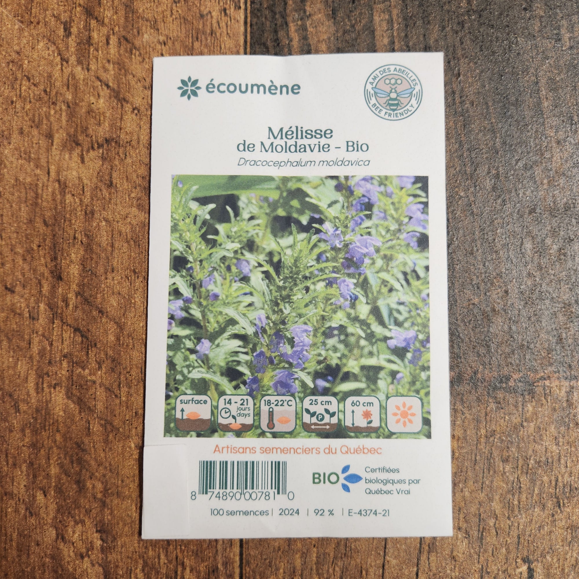 Organic Melissa from Moldova
