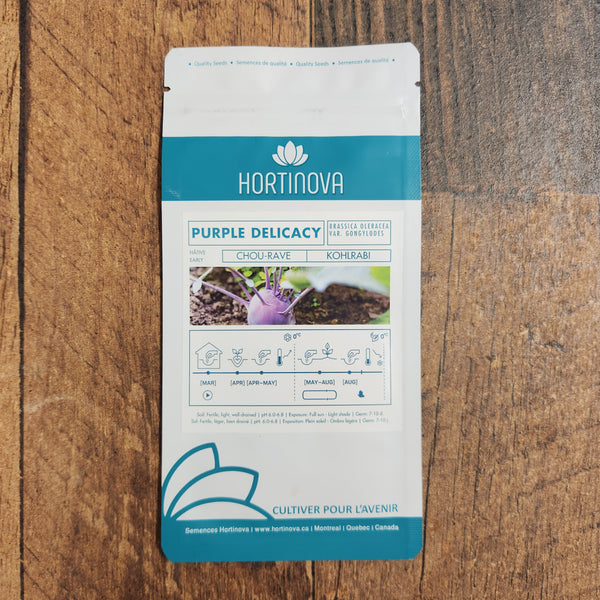 kohlrabi 'Purple Delicacy'