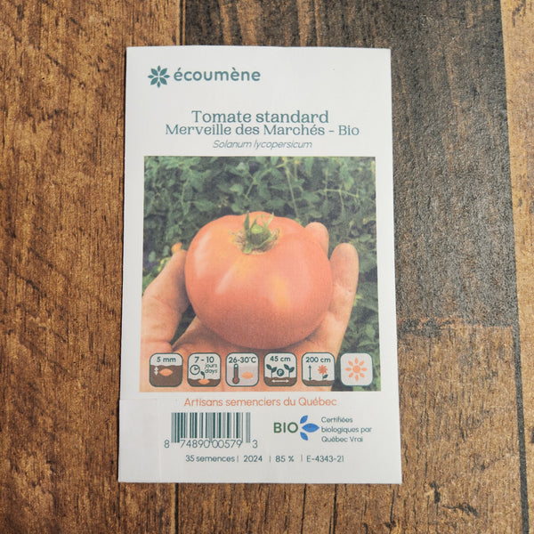Organic 'Merveille des Marchés' Tomato