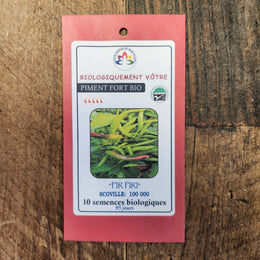 Organic 'Piri Piri' hot pepper