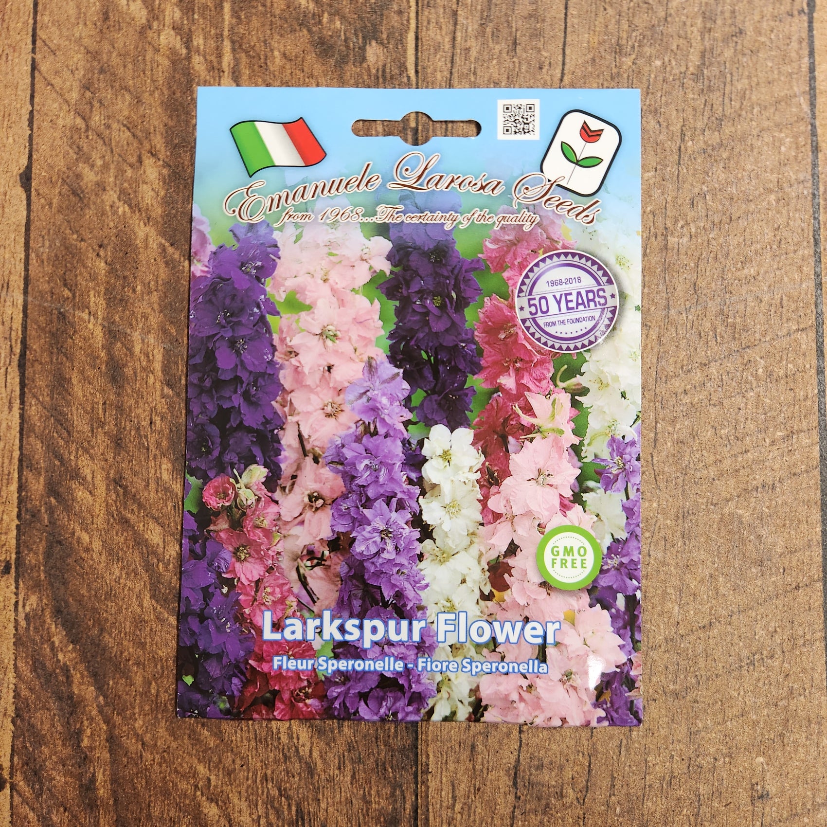 ‘Speronella’ larkspur (<em>Delphinium consolida</em>)