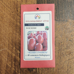 Organic pink tomato 'Trucker Favorite'
