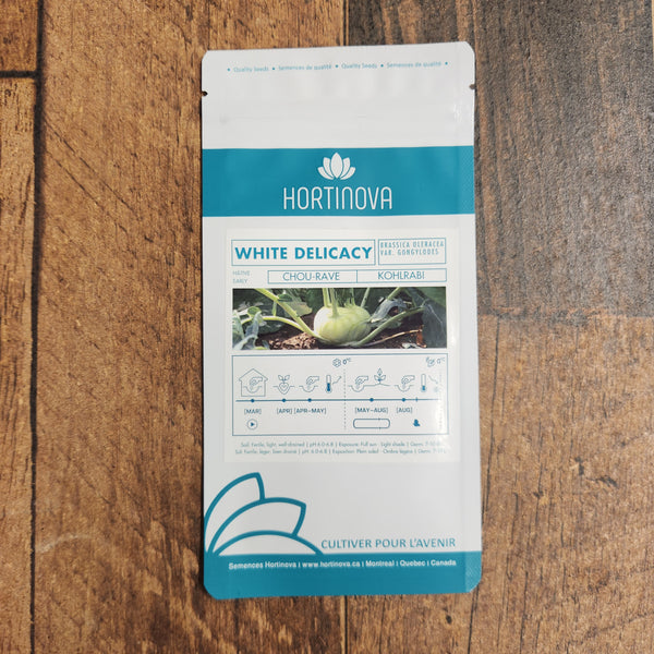 Kohlrabi 'White Delicacy'