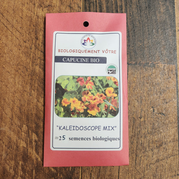Organic Nasturtium Mix 'Kaleidoscope'