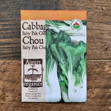 Chou chinois 'Baby Pak Choi' bio