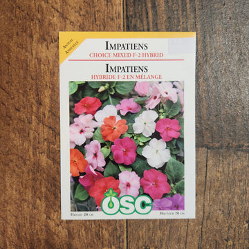  Impatiens 'Choice Mix F-2 Hybrid'