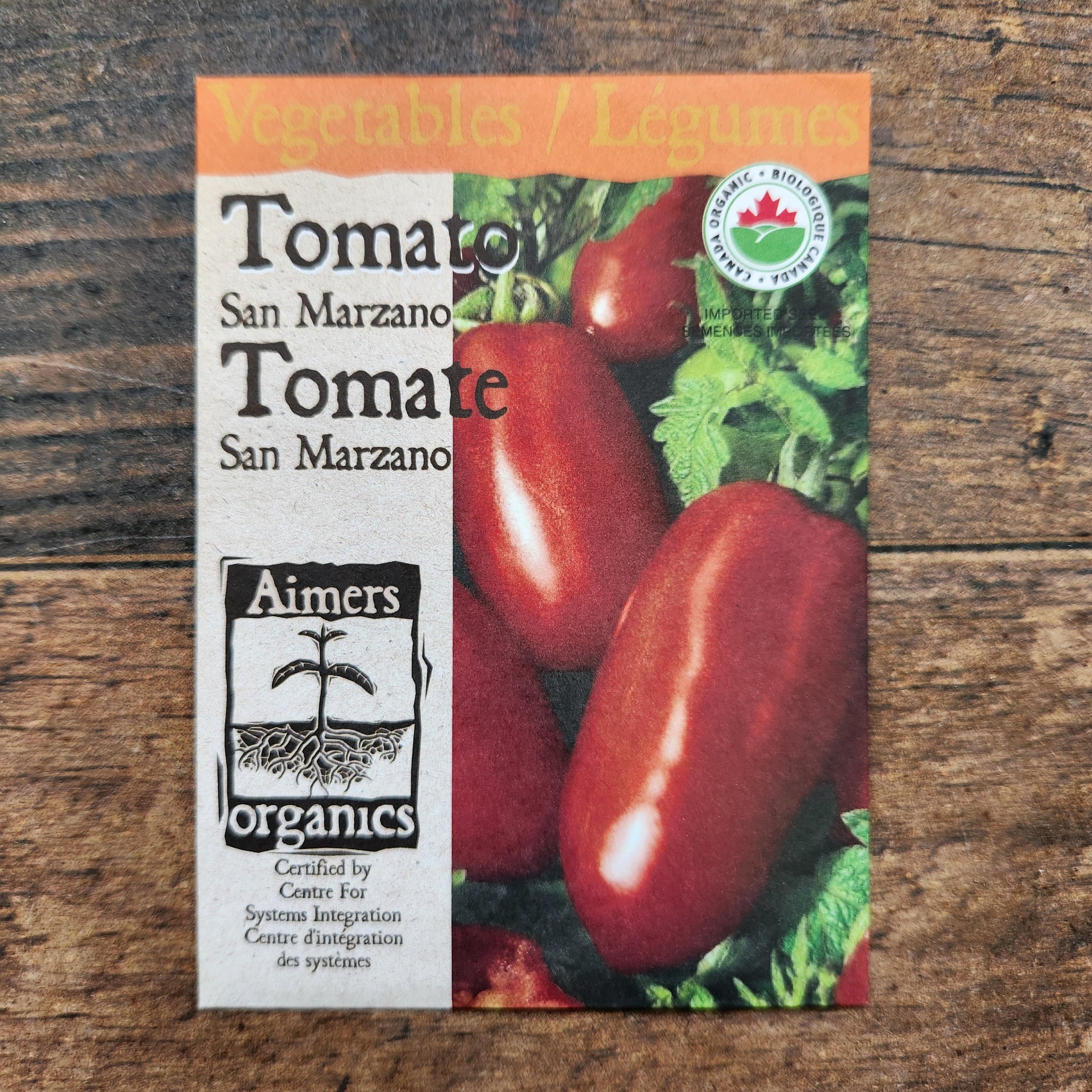 Organic 'San Marzano' Tomato