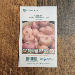 Organic 'Rossa di Milano' onion