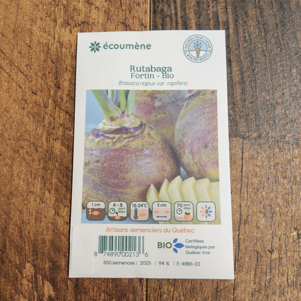 Rutabaga ‘Fortin’ bio