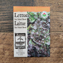 Organic 'Red Salad Bowl' Lettuce