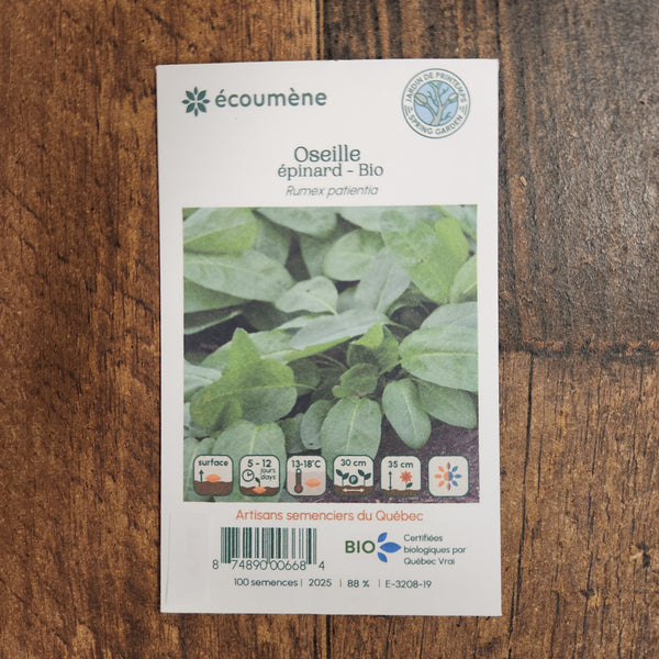 Organic Sorrel Spinach