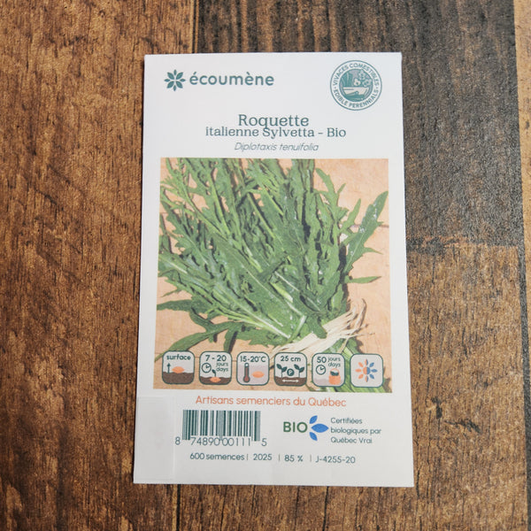Organic Italian Rocket 'Sylvetta'