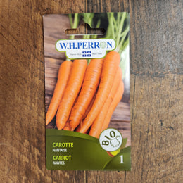 Carrot 'Nantes Improved' organic