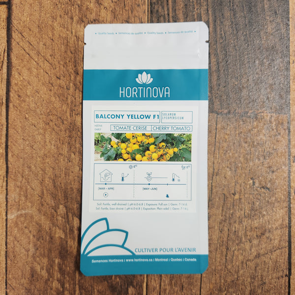 Cherry Tomato 'Balcony Yellow F1'