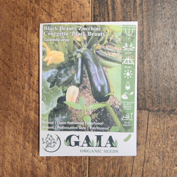 Zuchinni 'Black Beauty' bio