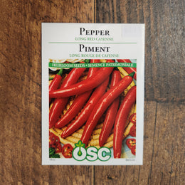 Chilli 'Long Red Cayenne'