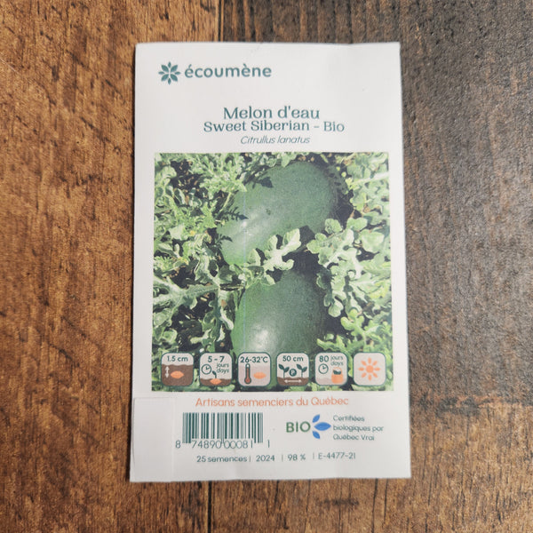 Organic Melon 'Sweet Siberian'