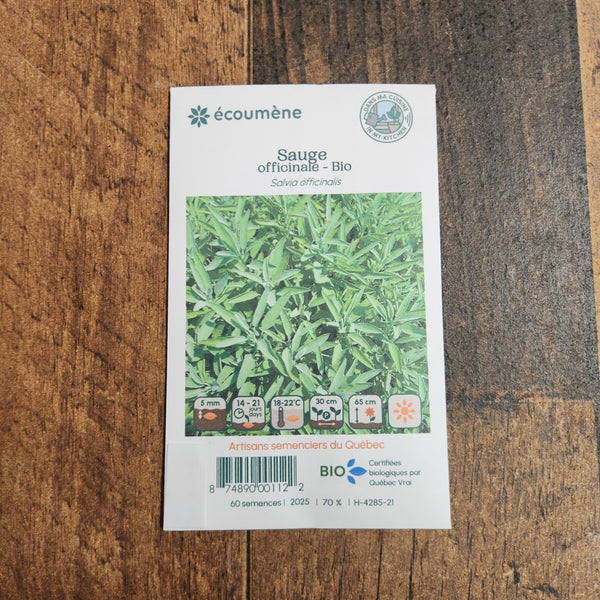 Organic common sage