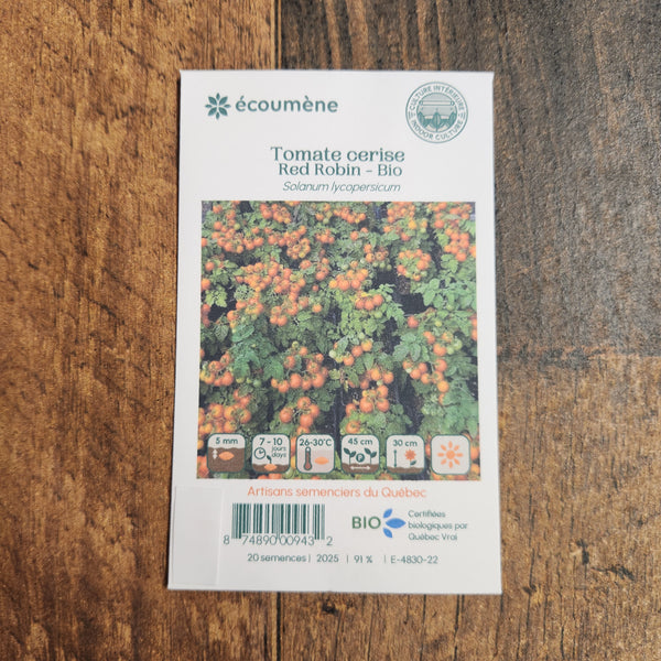 Organic 'Red Robin' Cherry Tomato