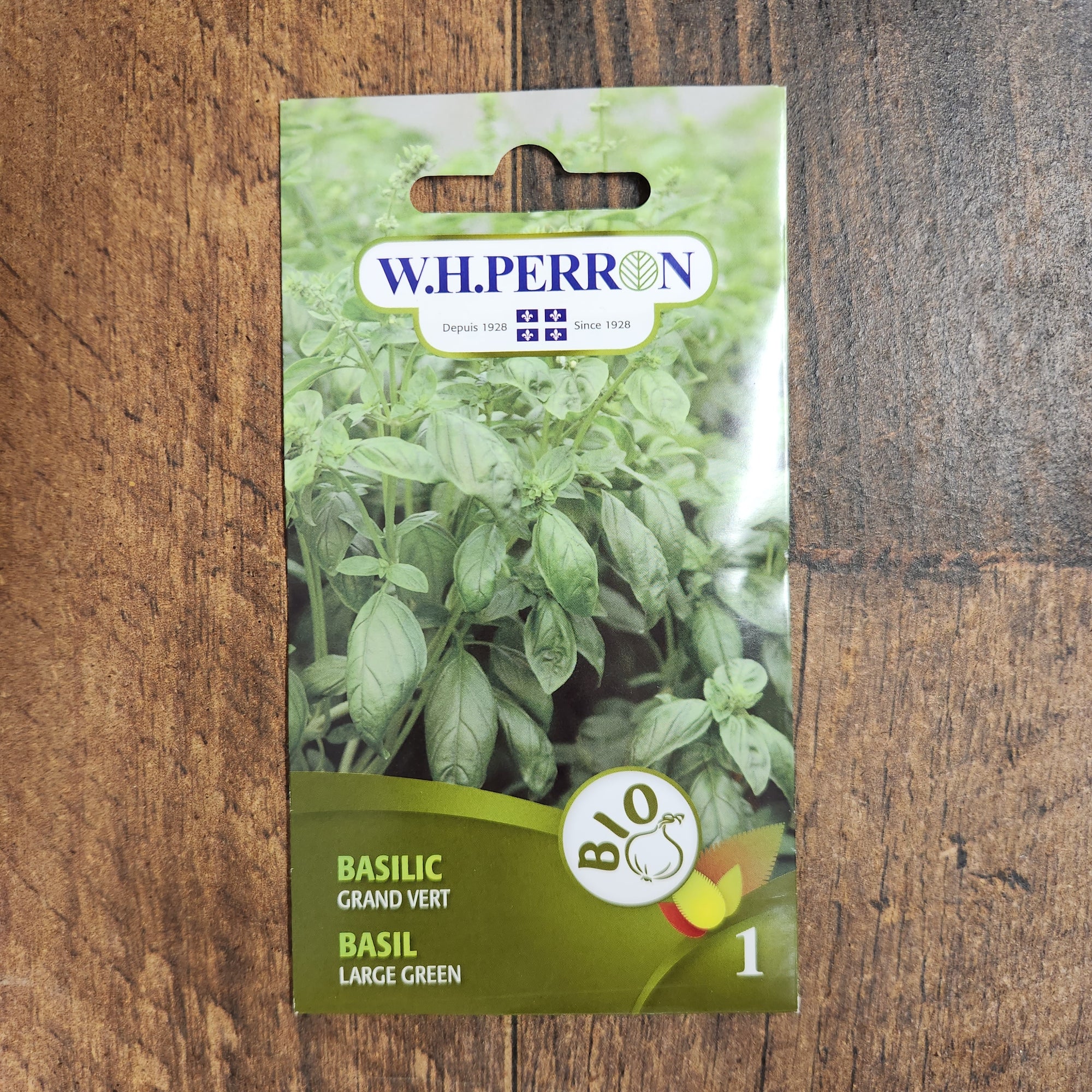 Basil Large Genova Green organic