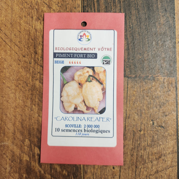 Hot pepper 'Carolina Reaper Beige'
