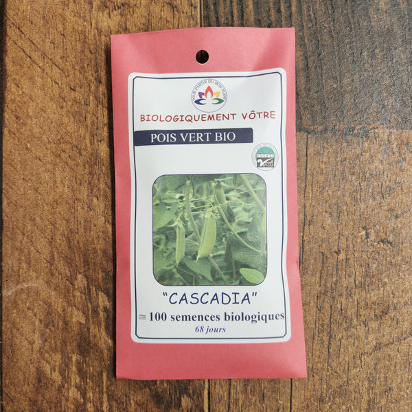 Pois vert 'Cascadia' bio