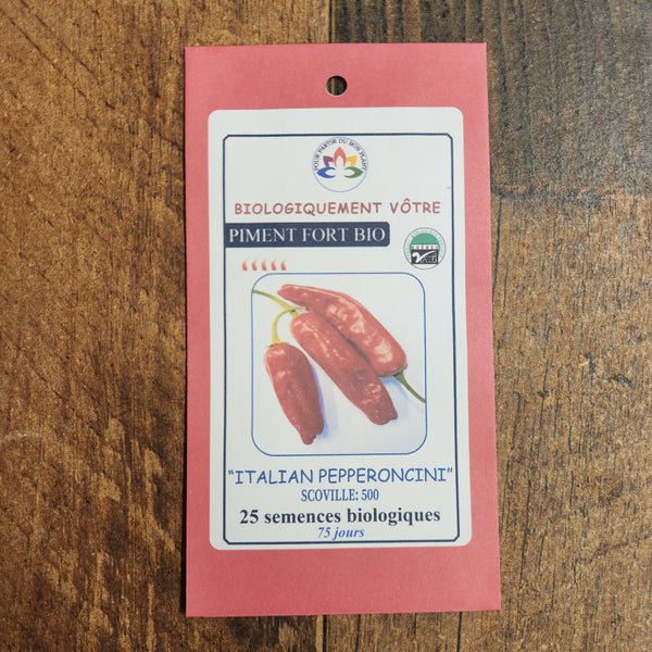 Organic 'Pepperoncini' hot pepper
