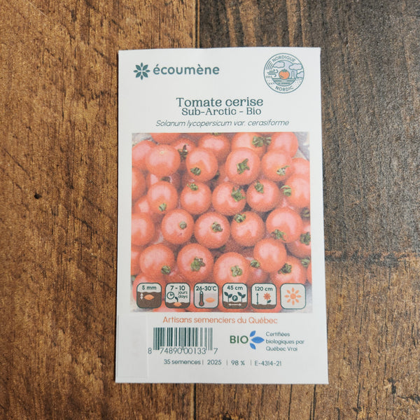 Organic Cherry Tomato 'Sub-Arctic'