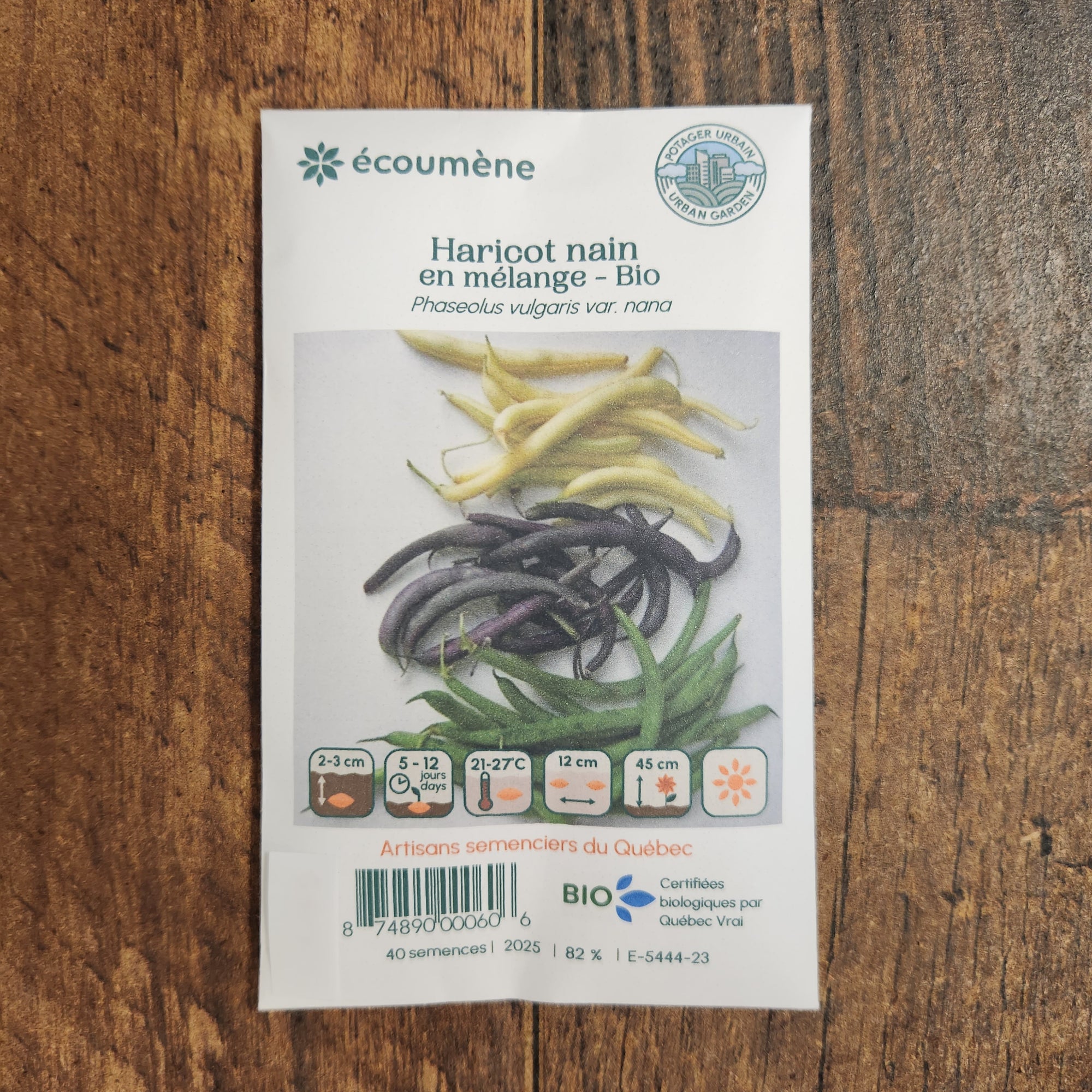 Haricots Nain en mélange bio
