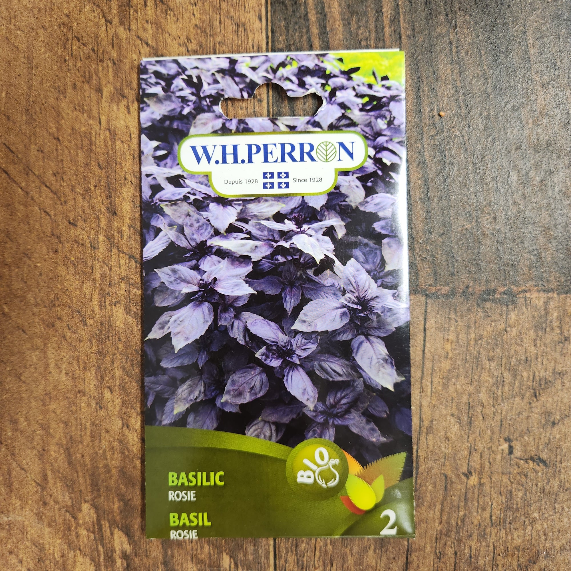 Basil 'Rosie' Organic