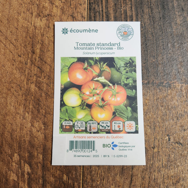 Organic 'Mountain Princess' tomato