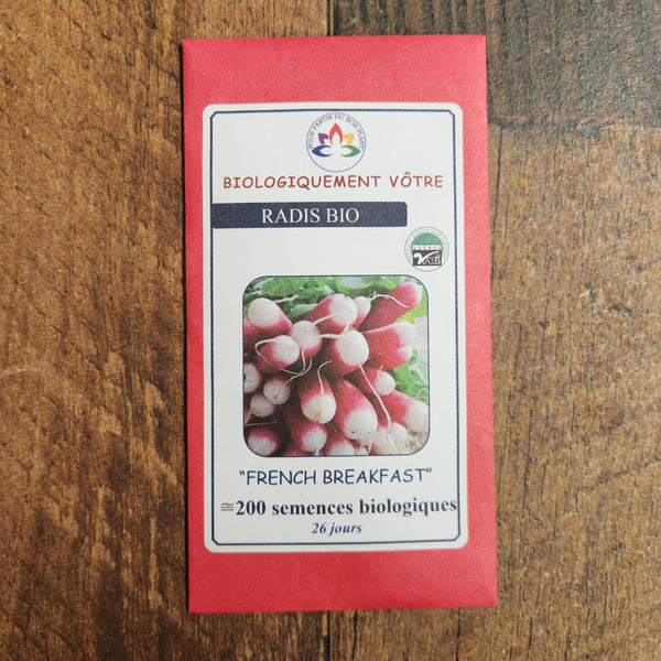Organic 'French Lunch' radish