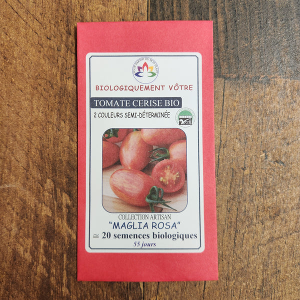 Tomate marbrée 'Maglia Rosa' bio