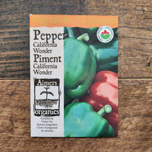 Poivron 'California Wonder' bio