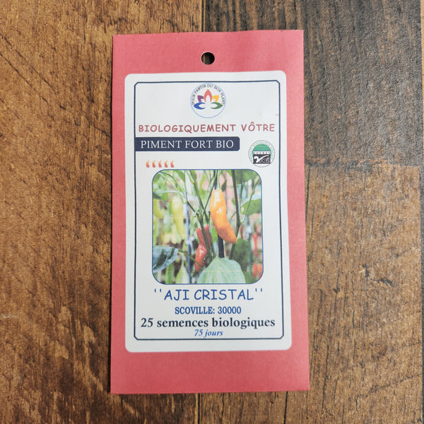 Hot Pepper 'Aji Crystal' organic