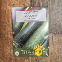 Zucchini 'Dark Green' bio