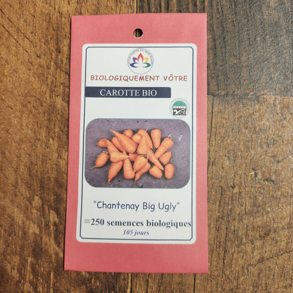 Organic 'Chantenay' carrot