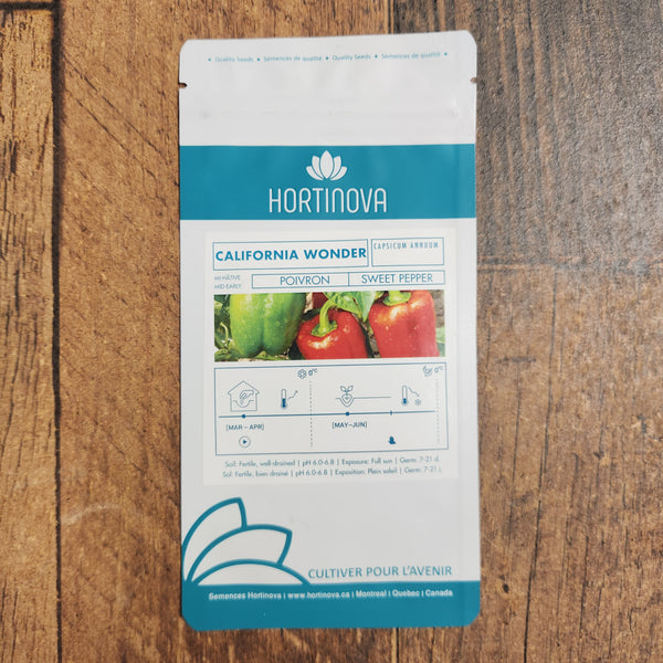 Red Sweet Pepper 'California Wonder'