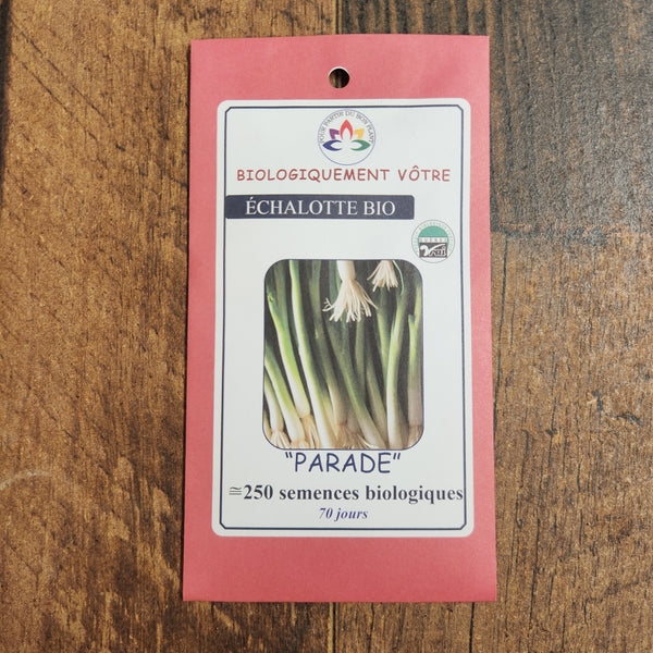 Organic 'Parade' shallot