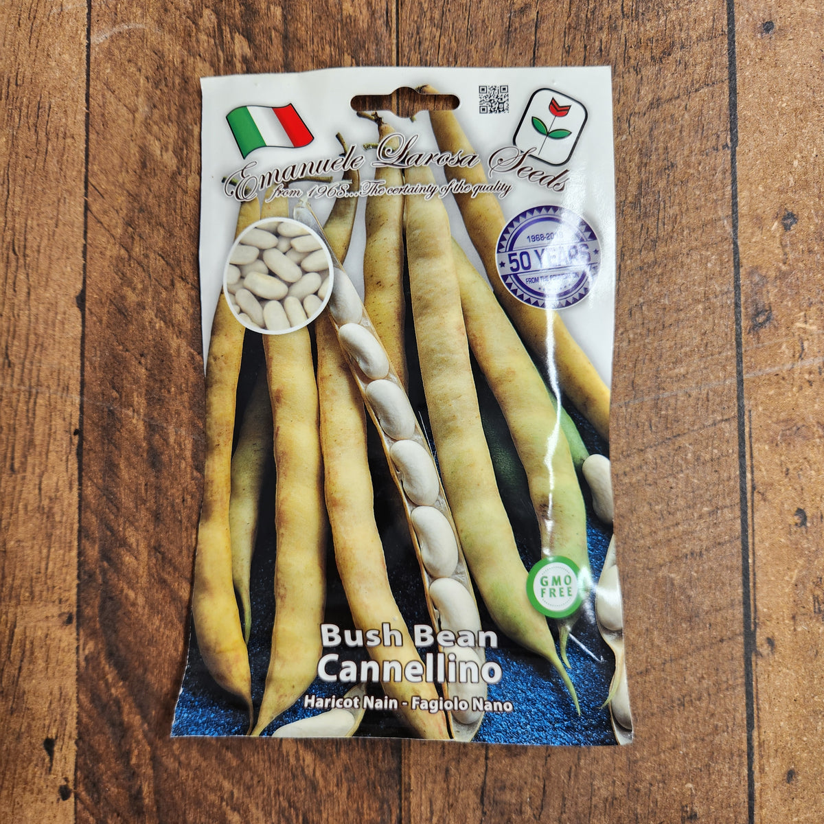 Semences Haricot nain 'Cannellino' (Phaseolus vulgaris)