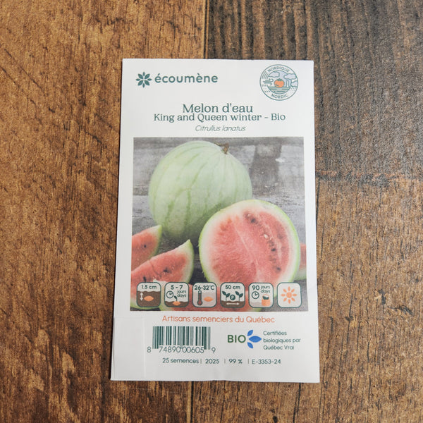 Organic melon 'King and Queen Winter'