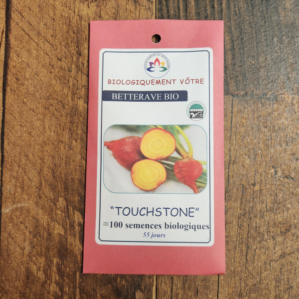 Organic 'Touchstone' Yellow Beetroot