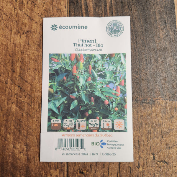 Organic 'Thai Hot' chili pepper